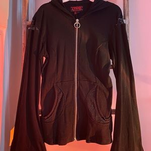 Tripp Black Hoodie Zip Up